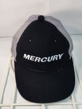 VTG Mercury Outboards  Mercury Dockstore Cap Cloth & Mesh Snap-back  Ball Cap